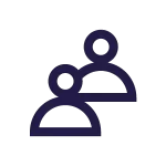 icon of two people  
