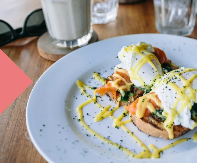 petit déjeuner aux oeufs